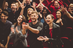 Audience attending event