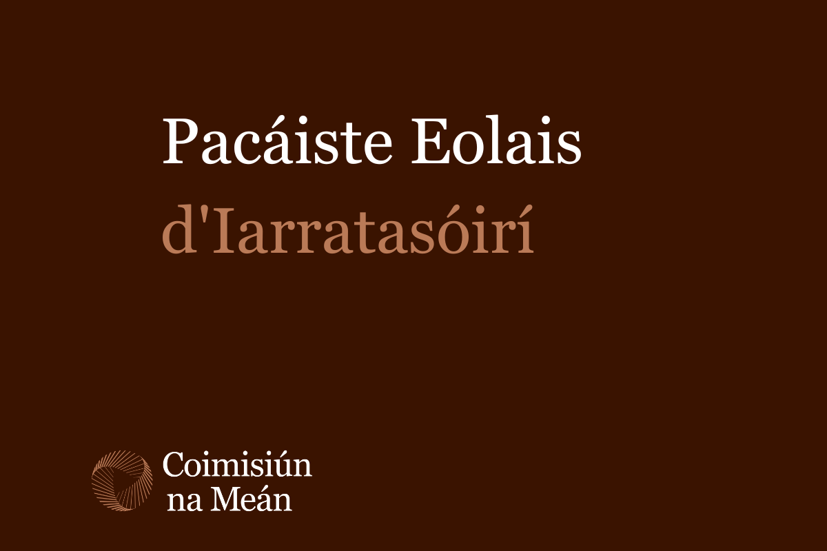 Foilsíonn Coimisiún na Meán Pacáiste Eolais do gach iarrthóir toghcháin.